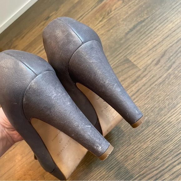 CHLOE See by Chloé Zipper Leather Bow Accents Pumps EU 40 - Picture 11 of 15